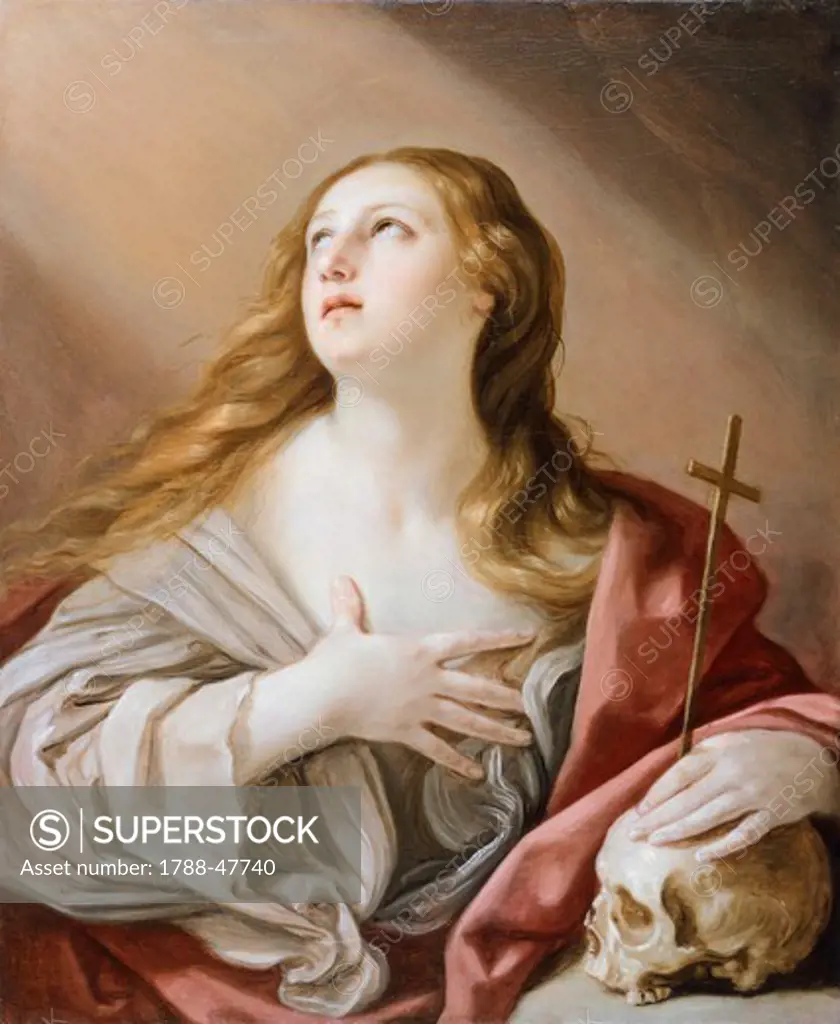 Penitent Magdalene, 1635, by Guido Reni (1575-1642).