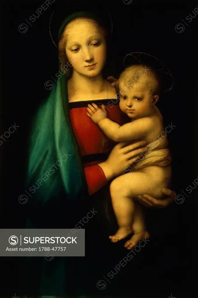 Madonna of the Grand Duke, 1504, by Raphael Sanzio (1483-1520), oil on wood, 84x55 cm.