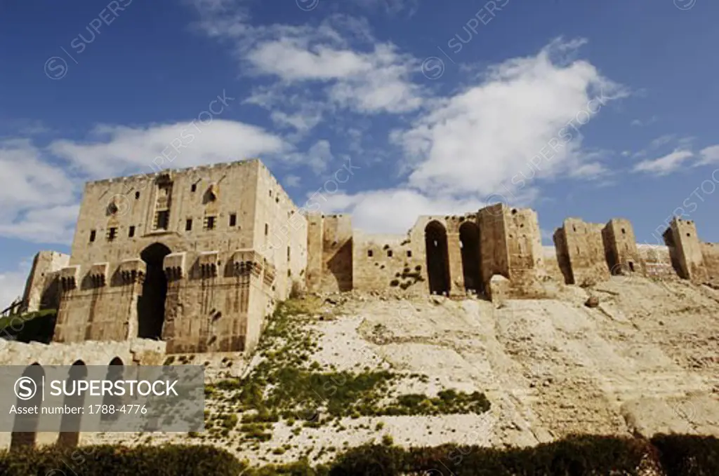 Syria - Aleppo (Halab). Historical Aleppo. UNESCO World Heritage List, 1986. Citadel, 13th century