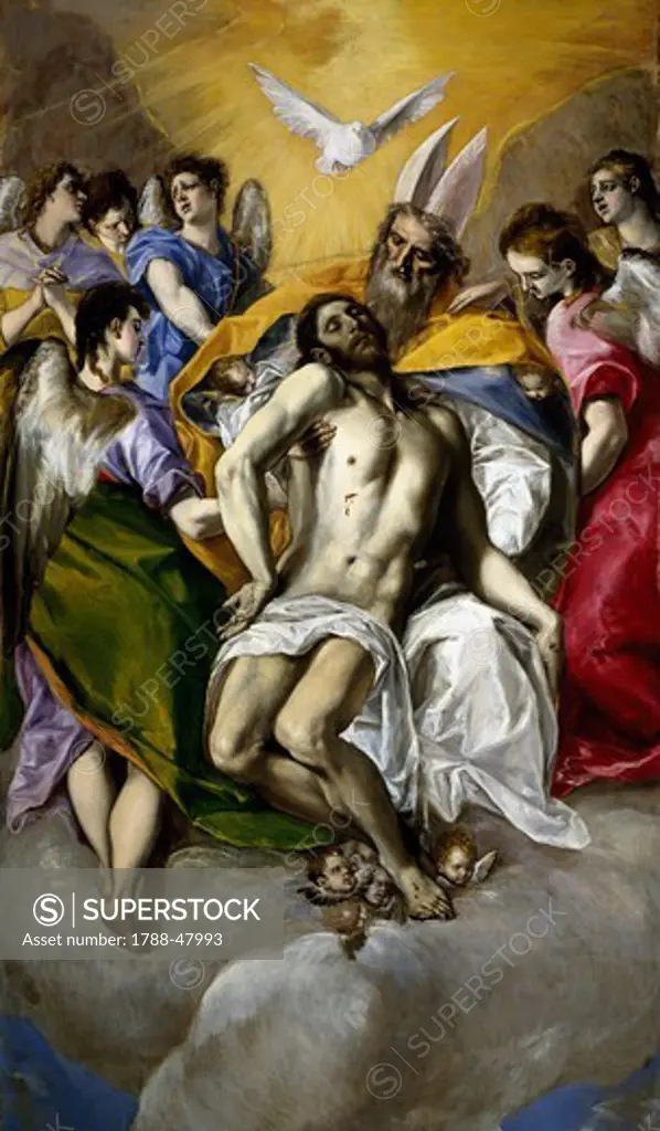 The Holy Trinity, 1577-1579, by El Greco (1541-1614).