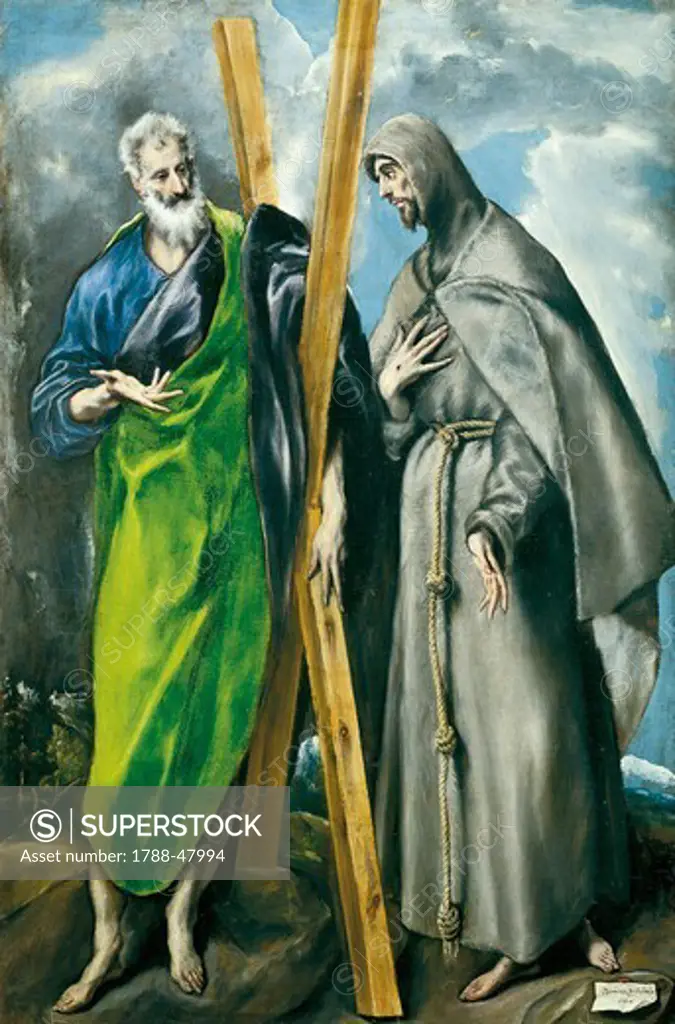 Saint Andrew and Saint Francis, by El Greco (1541-1614).