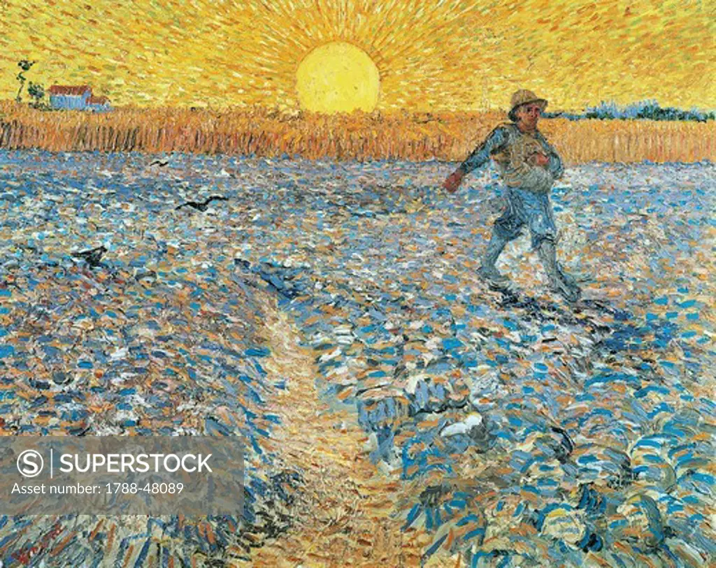 The sower, 1888, by Vincent van Gogh (1853-1890).