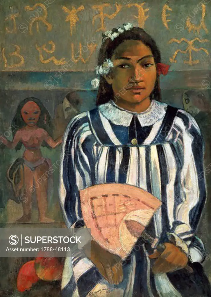 The ancestors of Teha 'Amana (Merahi Metua No Teha' Amana), by Paul Gauguin (1848-1903).
