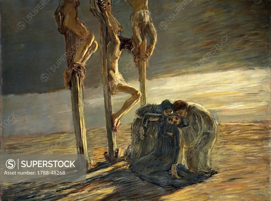 Spasm, 1901, by Gaetano Previati (1852-1920), oil on canvas.