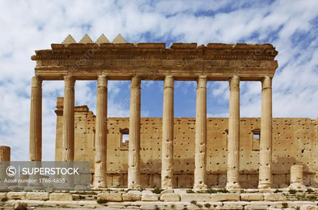 Syria - Palmyra. Ancient Palmyra. UNESCO World Heritage List, 1980. Temple of Bel, AD 1st-2nd century