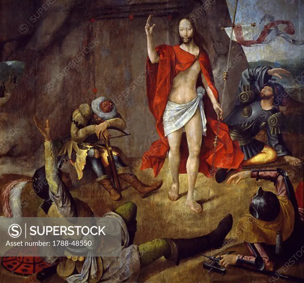 Resurrection, by Carlos Frey (active 1517-1535).