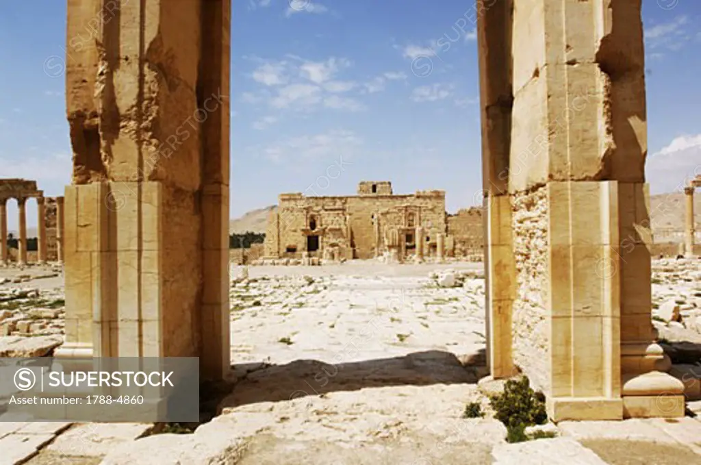 Syria - Palmyra. Ancient Palmyra. UNESCO World Heritage List, 1980. Temple of Bel, 1st-2nd century AD