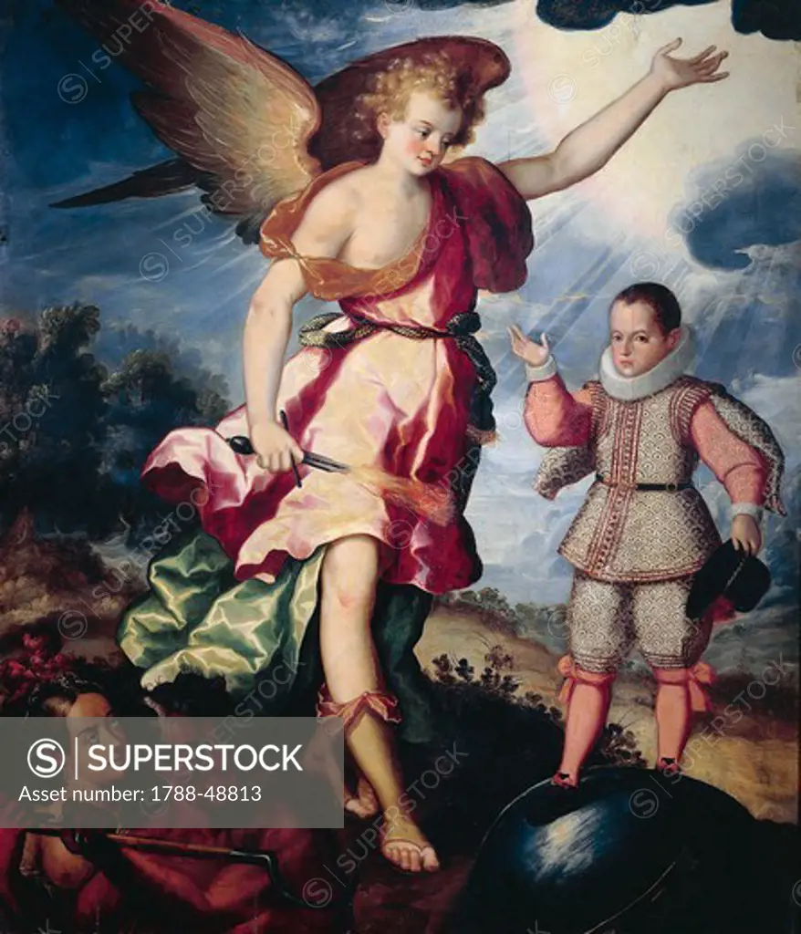 The Guardian Angel, by Luis Juarez (ca 1585-1638).
