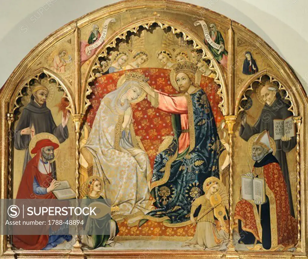 The Coronation of the Virgin, by Sano Di Pietro (1406-1481).