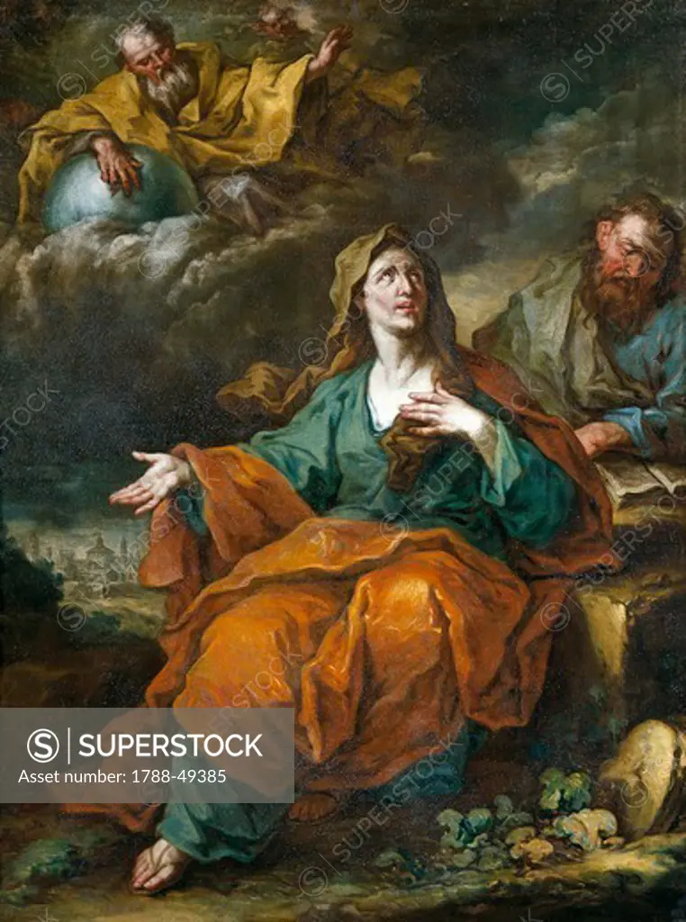 St Anne and St Joachim, by Giuseppe Antonio Pinca (1703-1757), oil on canvas, 145x112 cm.