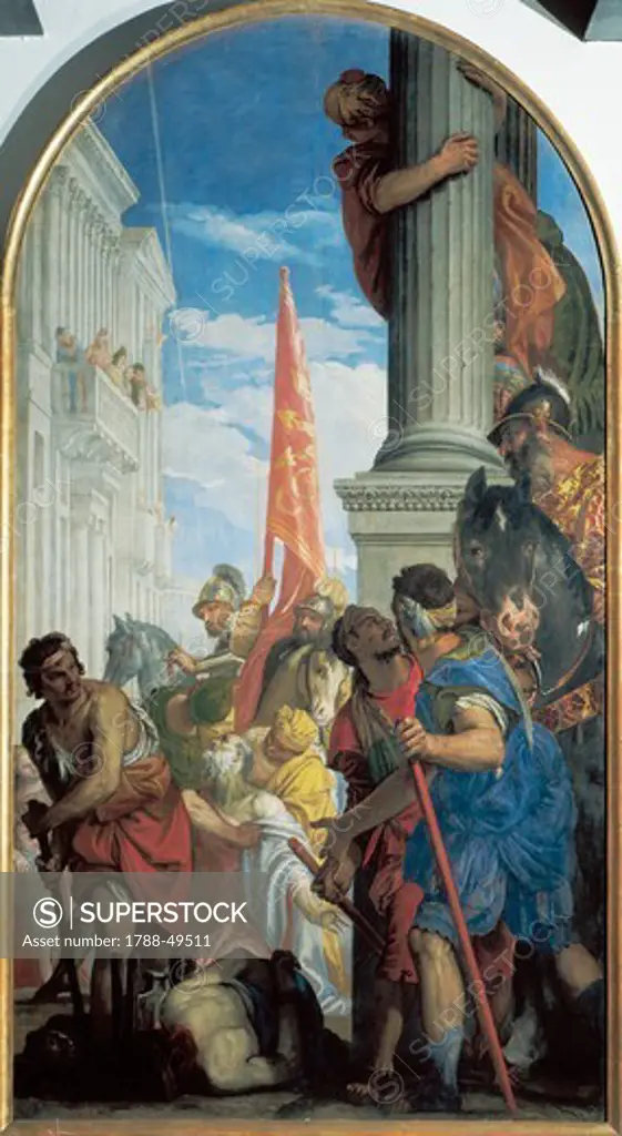 Martyrdom of Saints Primo and Feliciano, 1562, by Paolo Caliari known as Veronese (1528-1588), oil on canvas.