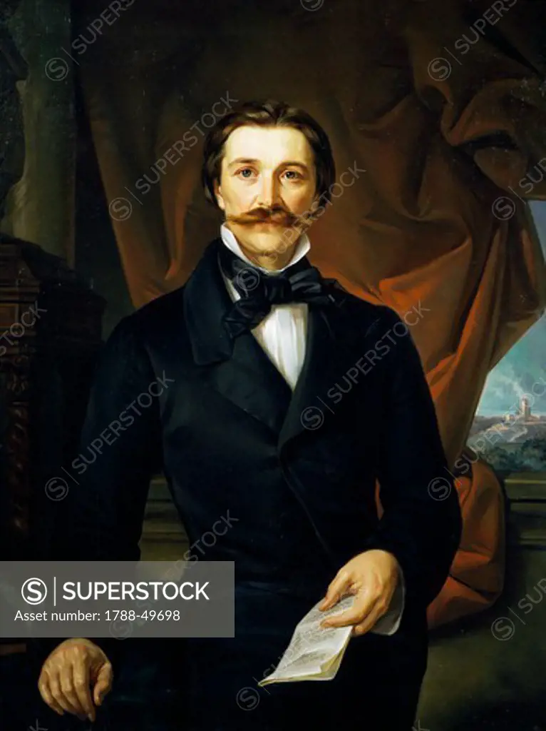 Count Carlo Coronini, by Ferdinando Bassi (1819-1883).