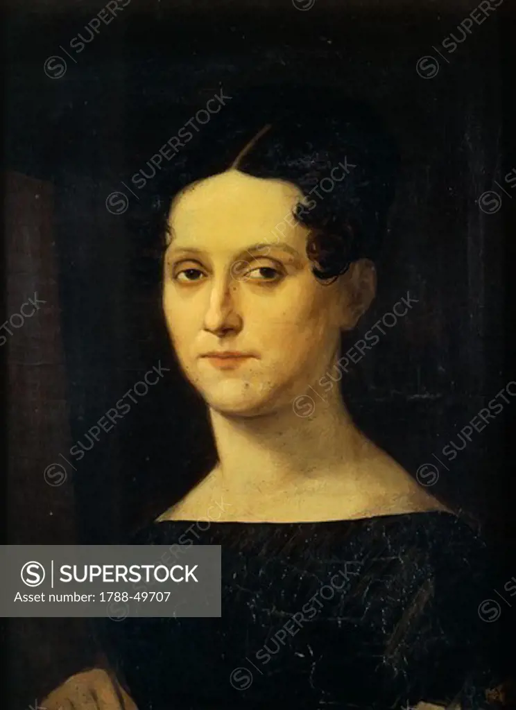 Self-portrait, by Rosa Bacigalupo Carrera (1794-ca 1854).