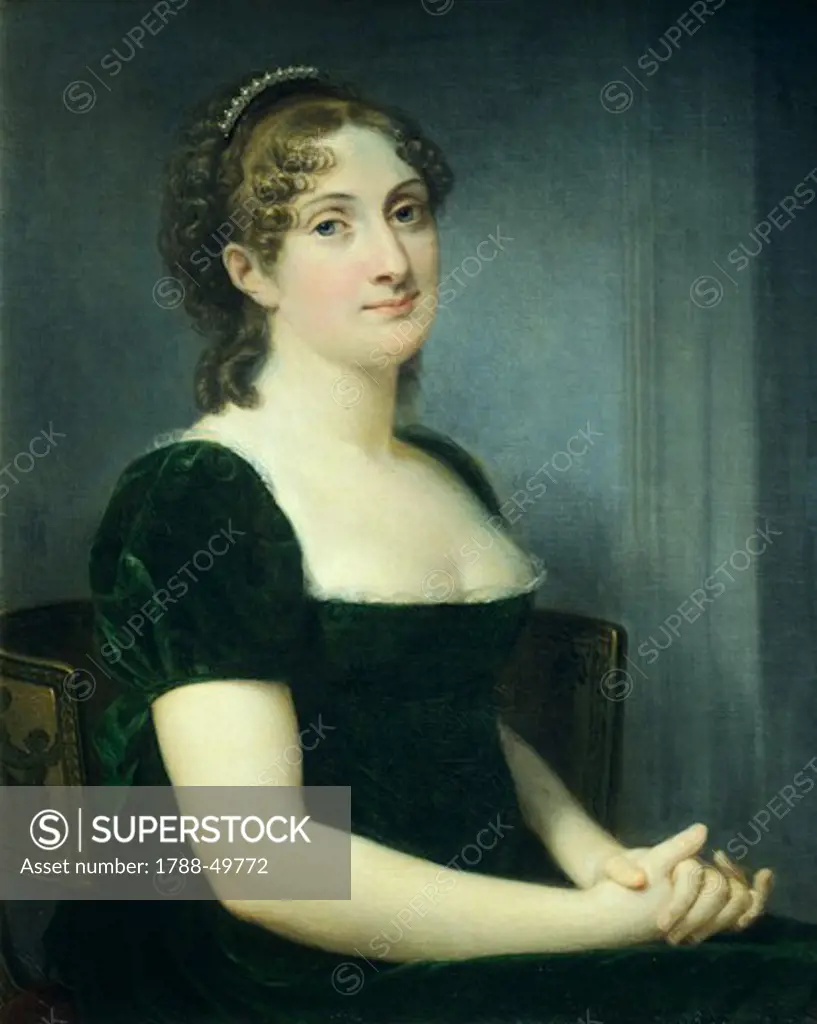Countess Anna Maria Porro Lambertenghi Serbelloni, 1811, by Andrea Appiani (1754-1817). Oil on canvas, 74.5x60 cm.