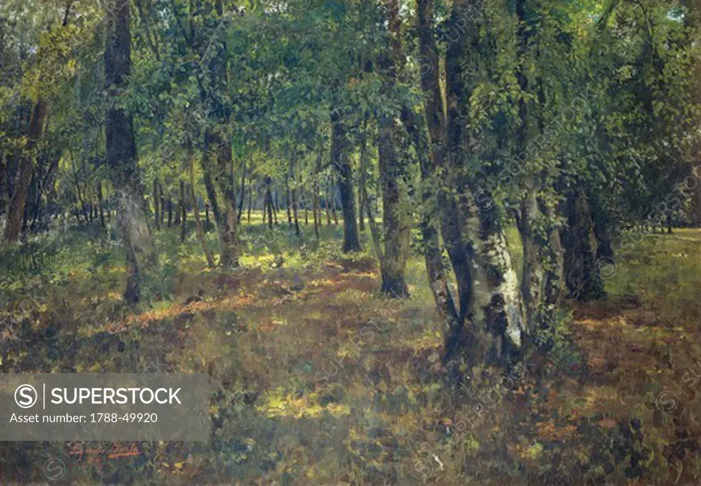 Wood, by Emilio Borsa (1857-1931).