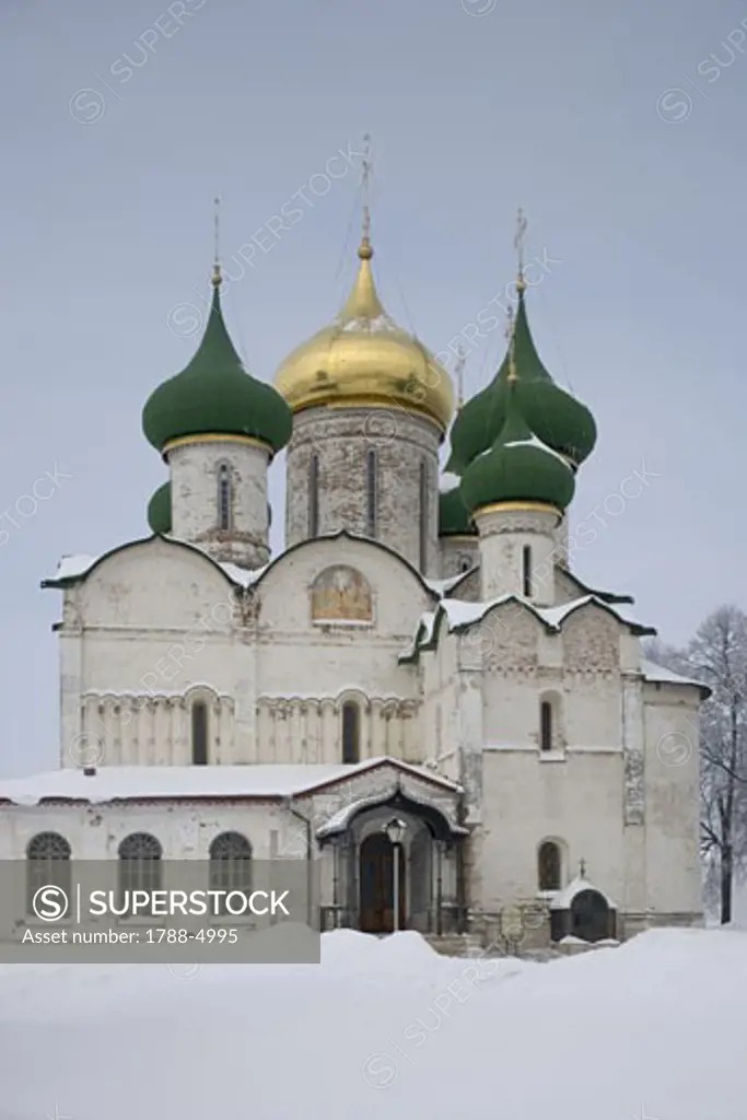 Russia, Golden Ring, Suzdal, Cathedral of Transfiguration of our Saviour