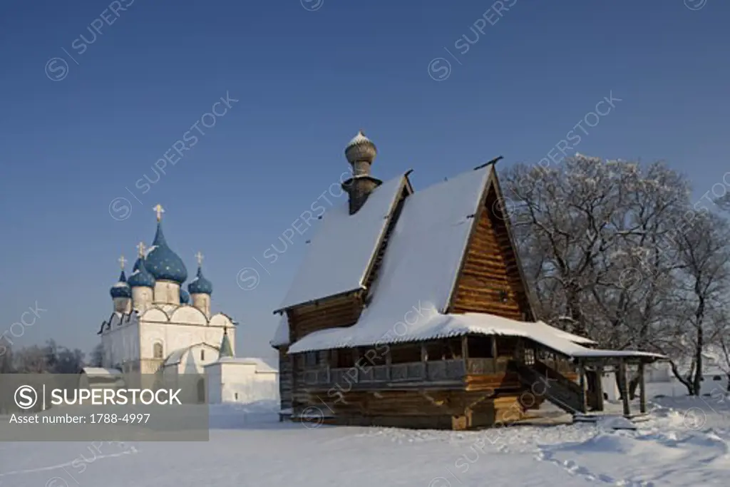 Russia, Golden Ring, Suzdal, Wooden Church of St. Nicholas