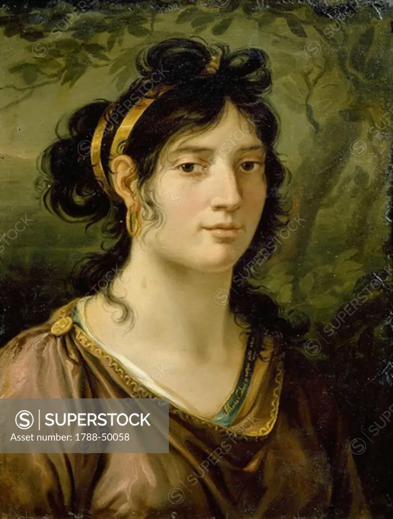 Self-Portrait, by Maria Callani (1778-1803).