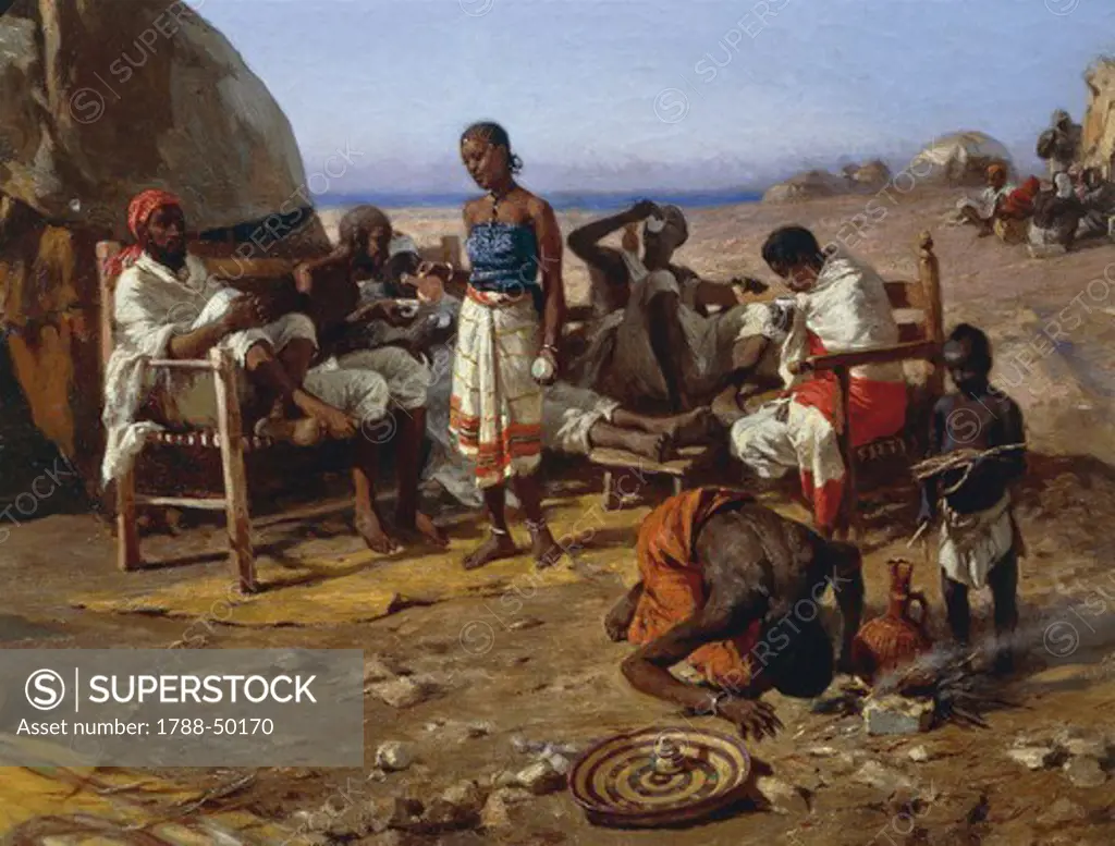 Eritrea, 1893, by Michele Cammarano (1835-1920). Detail.