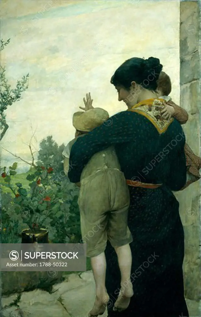 Daddy Returns, by Egisto Ferroni (1835-1912).