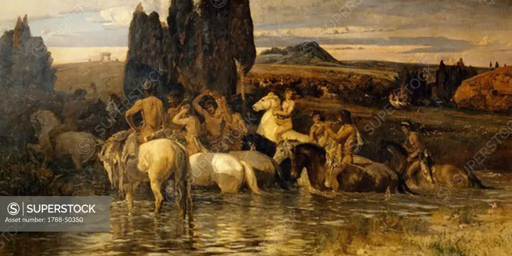 The Centaurs, 1895, by Enrico Coleman (1846-1911).