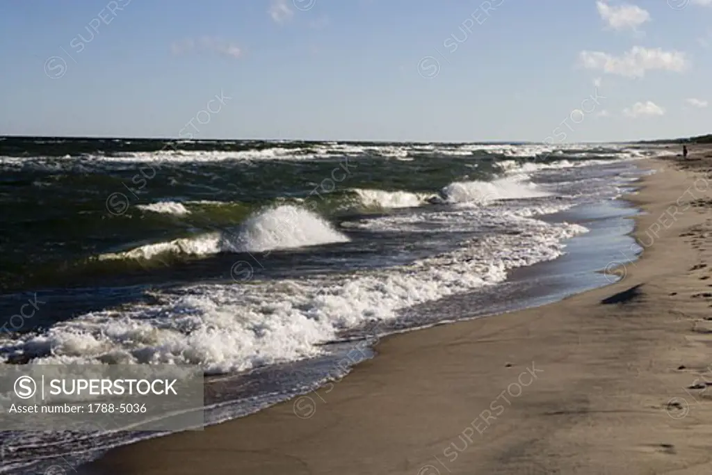 Lithuania, Klaipeda County, Curonian Spit, Nida, beach