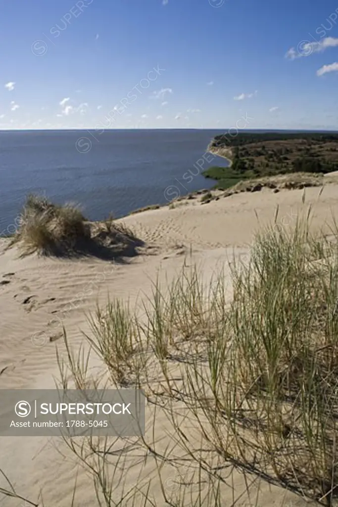 Lithuania, Klaipeda County, Curonian Spit, Vecekrugas, Grey dune
