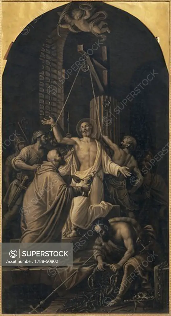 Martyrdom of St Apollinaris, by Lattanzio Querena (1768-1853).