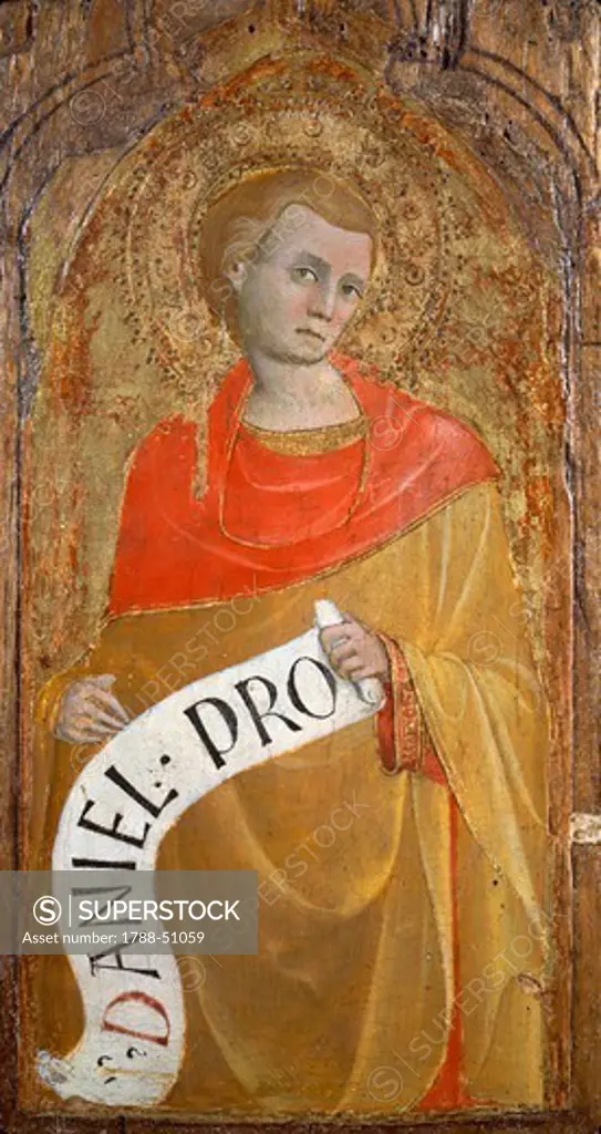 The Prophet Daniel, by the Master of 1419 (15th century), panel.