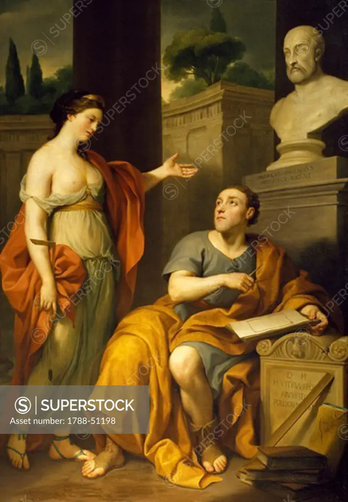 Allegorical portrait of James Caulfield, Lord Charlemont, 1756-1758, by Anton Raphael Mengs (1728-1779).