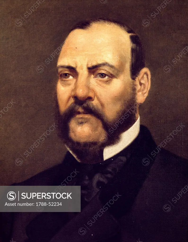 Portrait of Ignacio Comonfort (1812-1863), president of Mexico from 1855 to 1858. Mexico, 19th century.