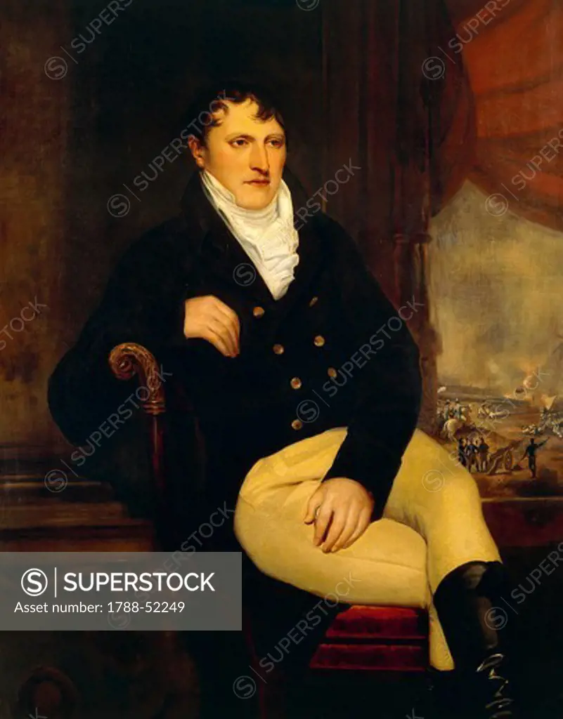 Portrait of Manuel Belgrano (1770-1820), attributed to Joseph Mallord William Turner. Argentina, 18th-19th century.