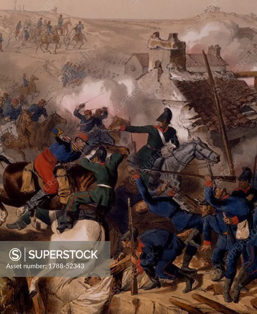 Battle of Coulmiers, November 9, 1870. Franco-Prussian War, France, 19th century.
