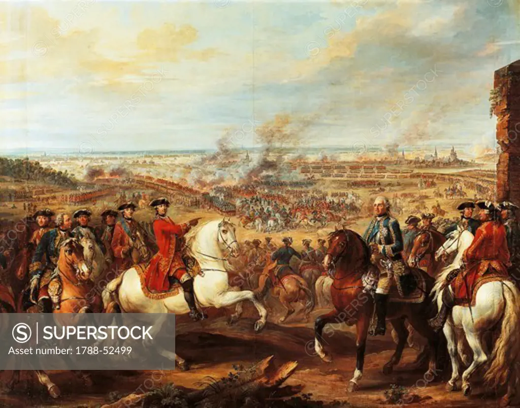 The Battle of Fontenoy, 1745. Belgium, 18th century.
