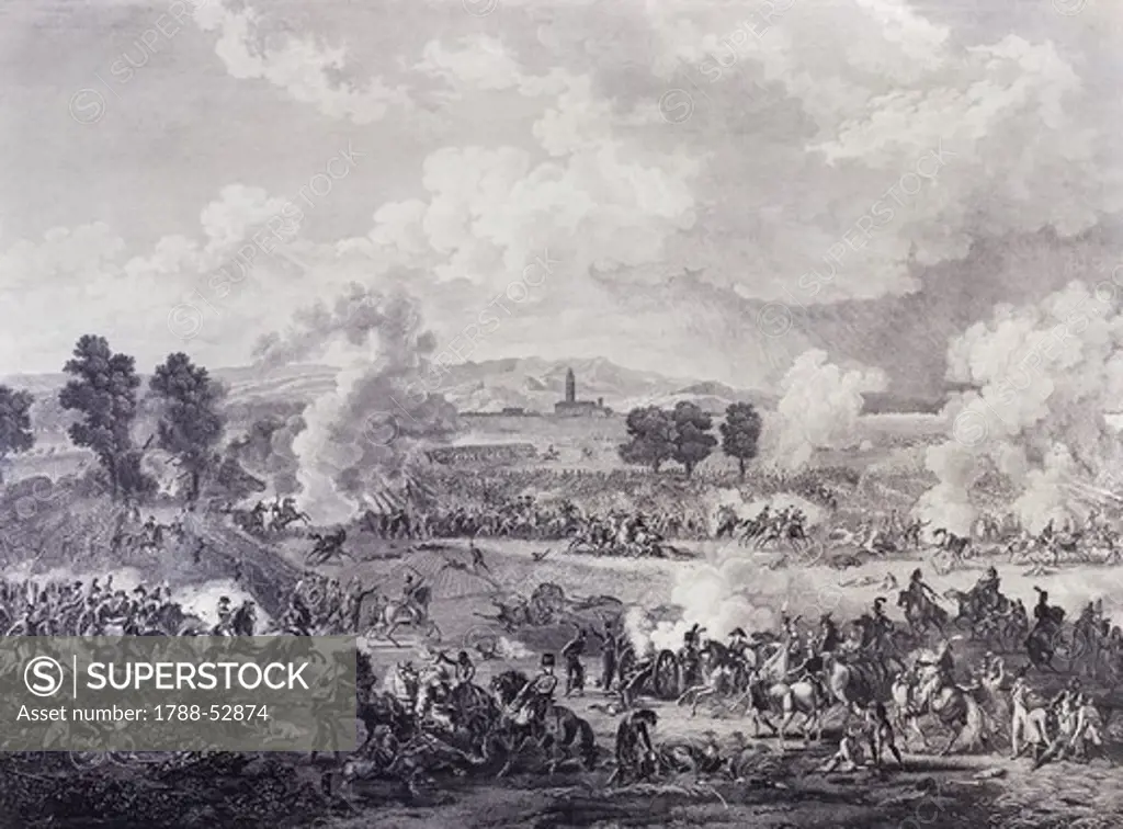 Battle of Marengo, 1800. French Revolutionary Wars, Italy, 18th century.