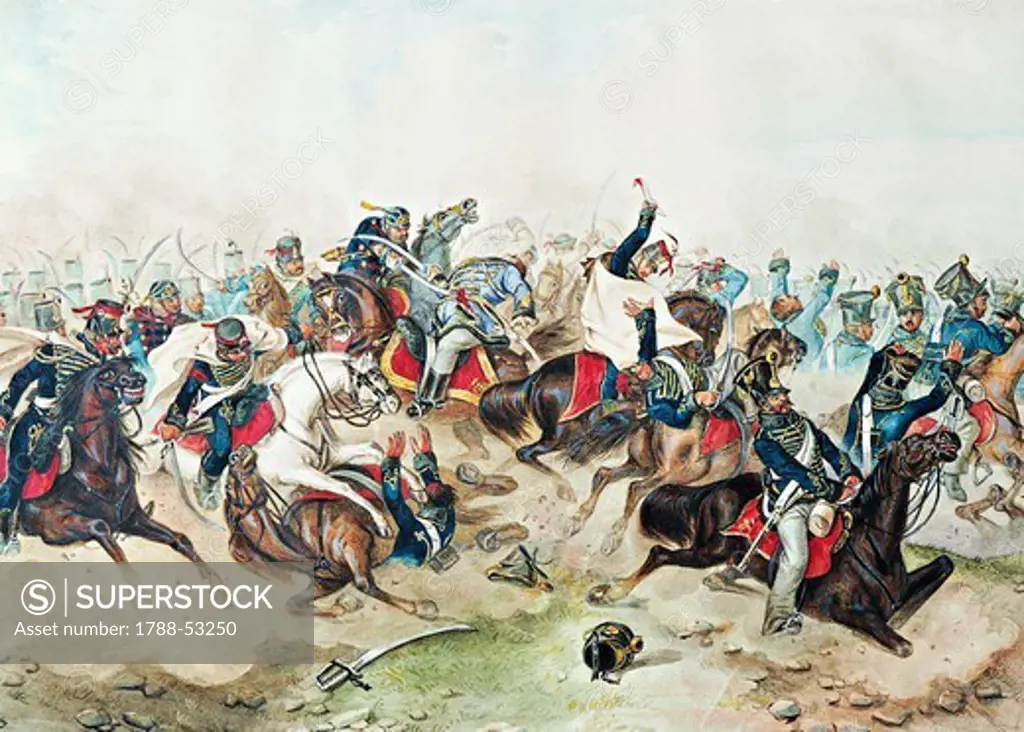 Battle of Jarkovac. Hungarian Revolution of 1848-1849, Serbia, 19th century.