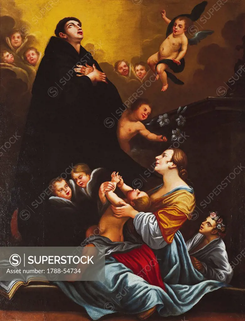 Miracle by San Filippo Benizi, 1661, Servite Church. Republic of San Marino, 17th century.