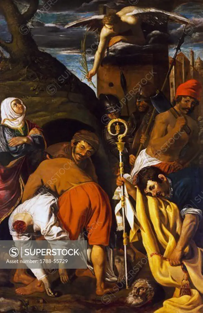 Martyrdom of Saint Eustorgio, by Ferrau Fenzoni (1562-1645), painting.