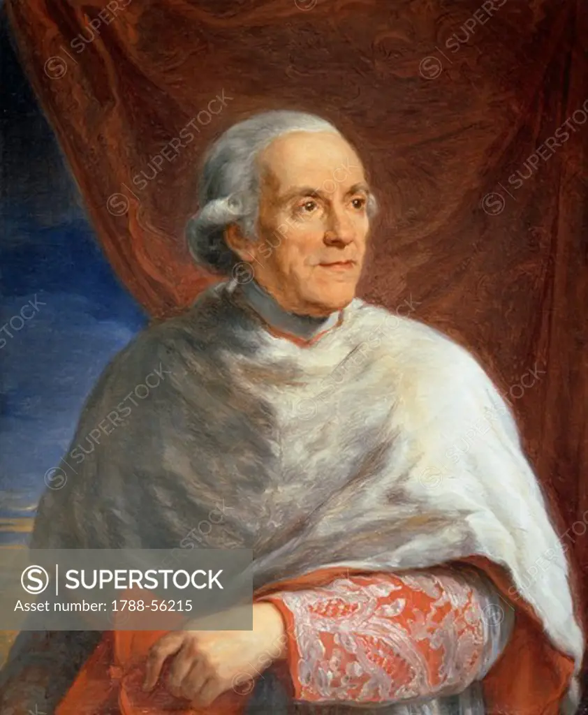 Portrait of Cardinal Benedetto Neri, by Vincenzo Camuccini (1771-1844), painting.