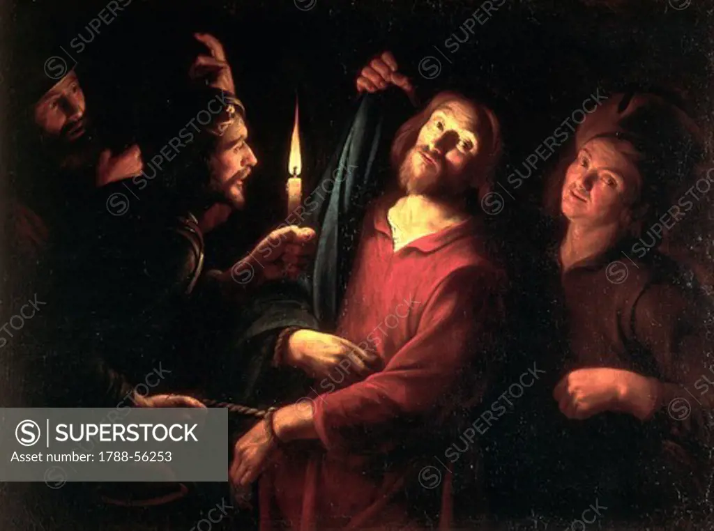 The Taking of Christ, workshop of Trophime Bigot (ca 1579-1650), oil on canvas, 106x144 cm.