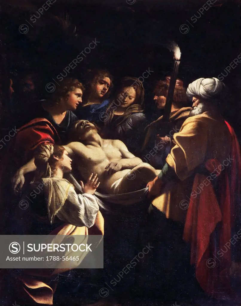 Deposition from the Cross, by Sisto Badalocchio (1585-1647), oil on canvas, 87x68 cm.
