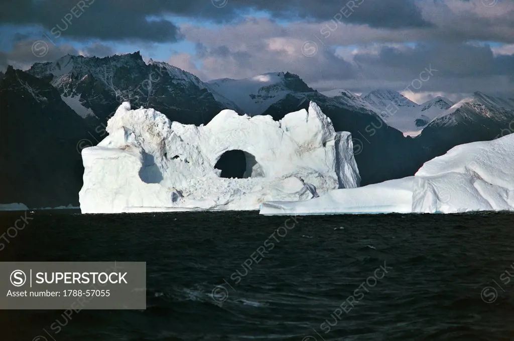 Iceberg off the coast of Greenland.