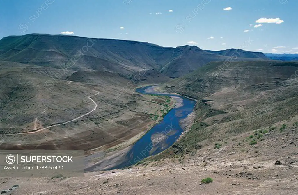 The Senqu River, Lesotho.