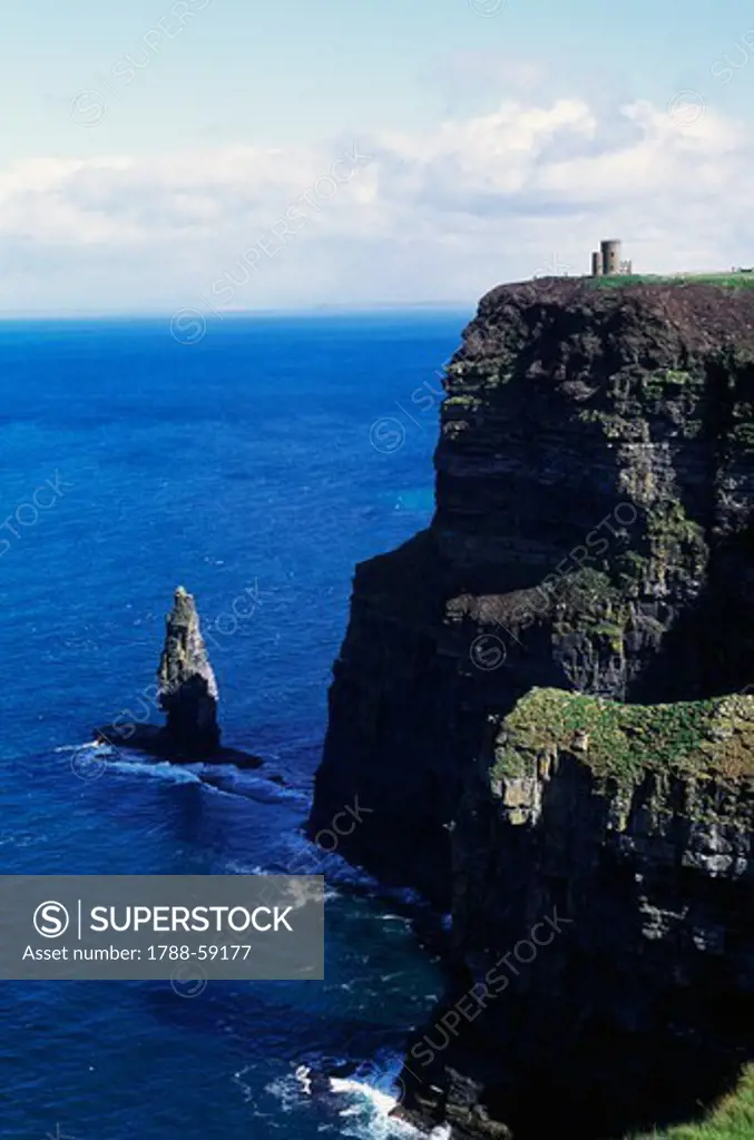 The Cliffs of Moher, Burren, County Clare, Ireland.