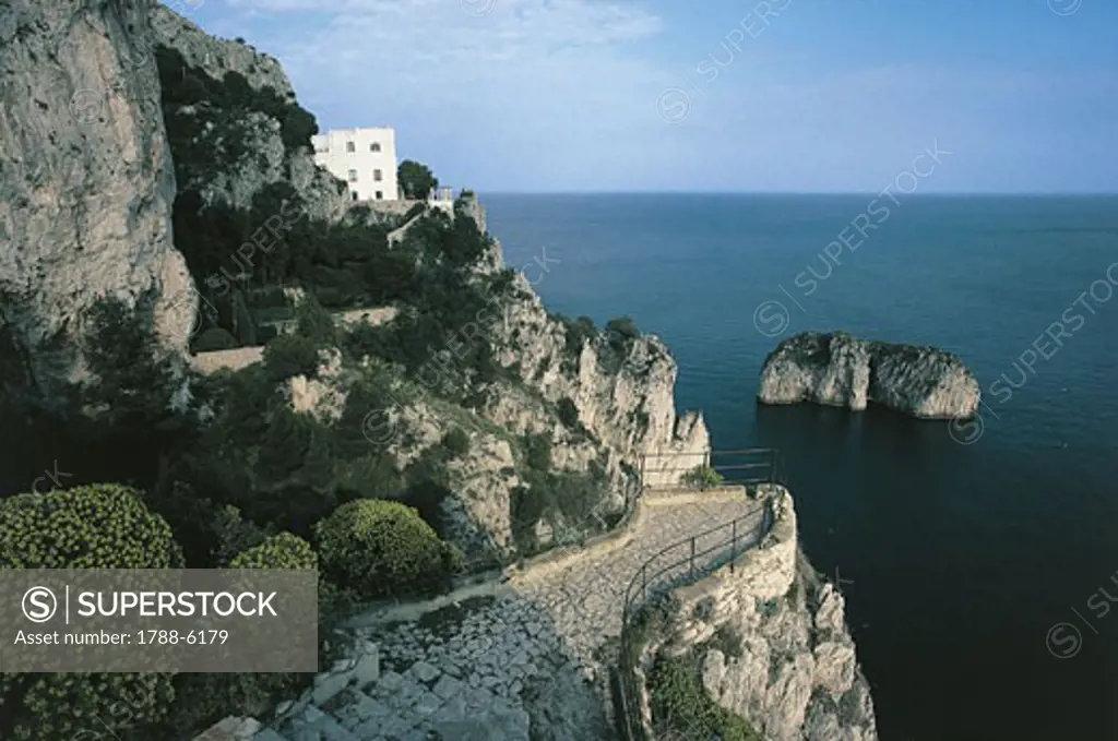 Italy - Campania Region - Isle of Capri - Pizzolungo - Villa