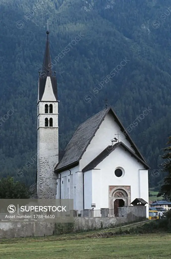 Italy - Trentino Region - Dimaro - Church of St. Lawrence