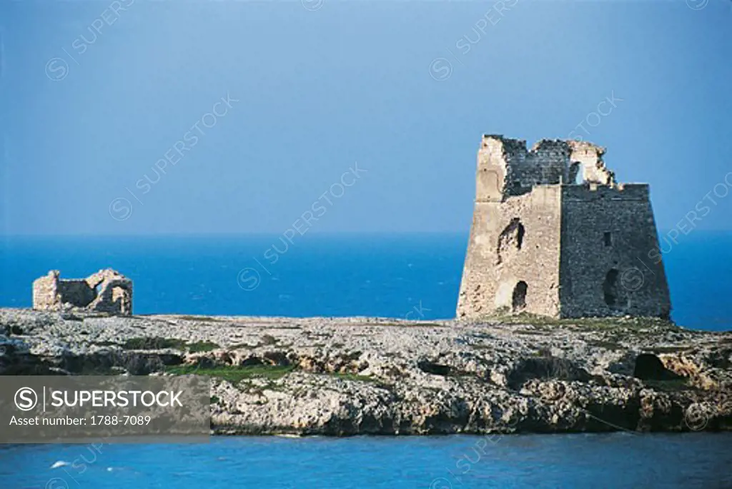 Italy - Apulia Region - Gargano National Park - Saracenic Tower near Peschici