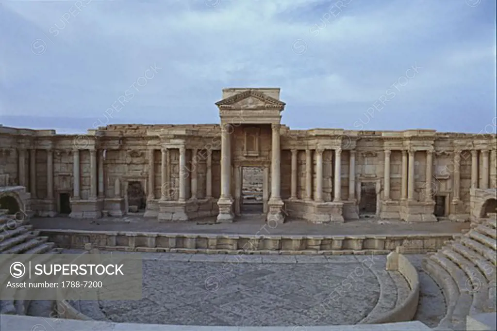 Old ruins of a building, Palmyra, Syria