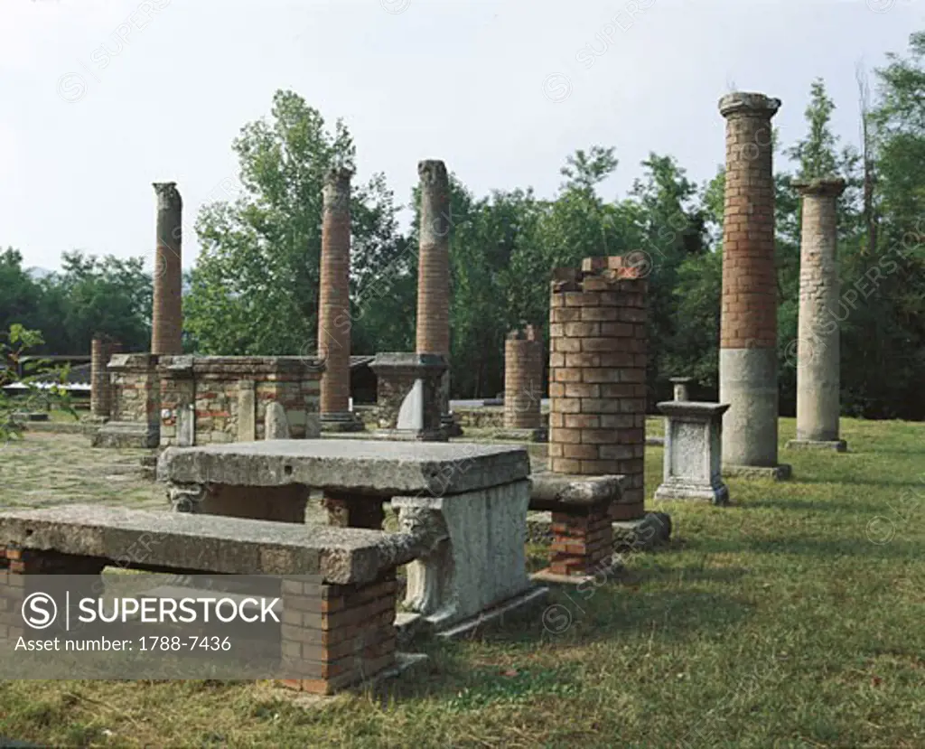 Italy - Emilia Romagna Region - Velleia - Roman Forum - Ruins