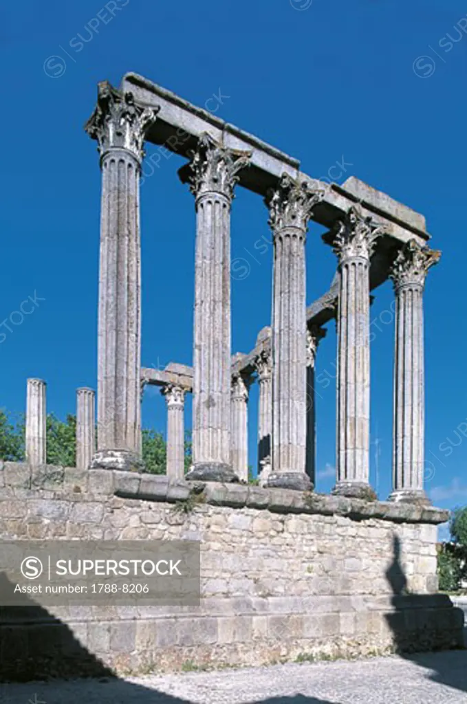 Portugal - Évora. Temple of Diana